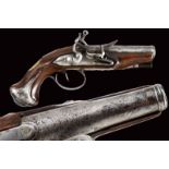 A small flintlock pistol