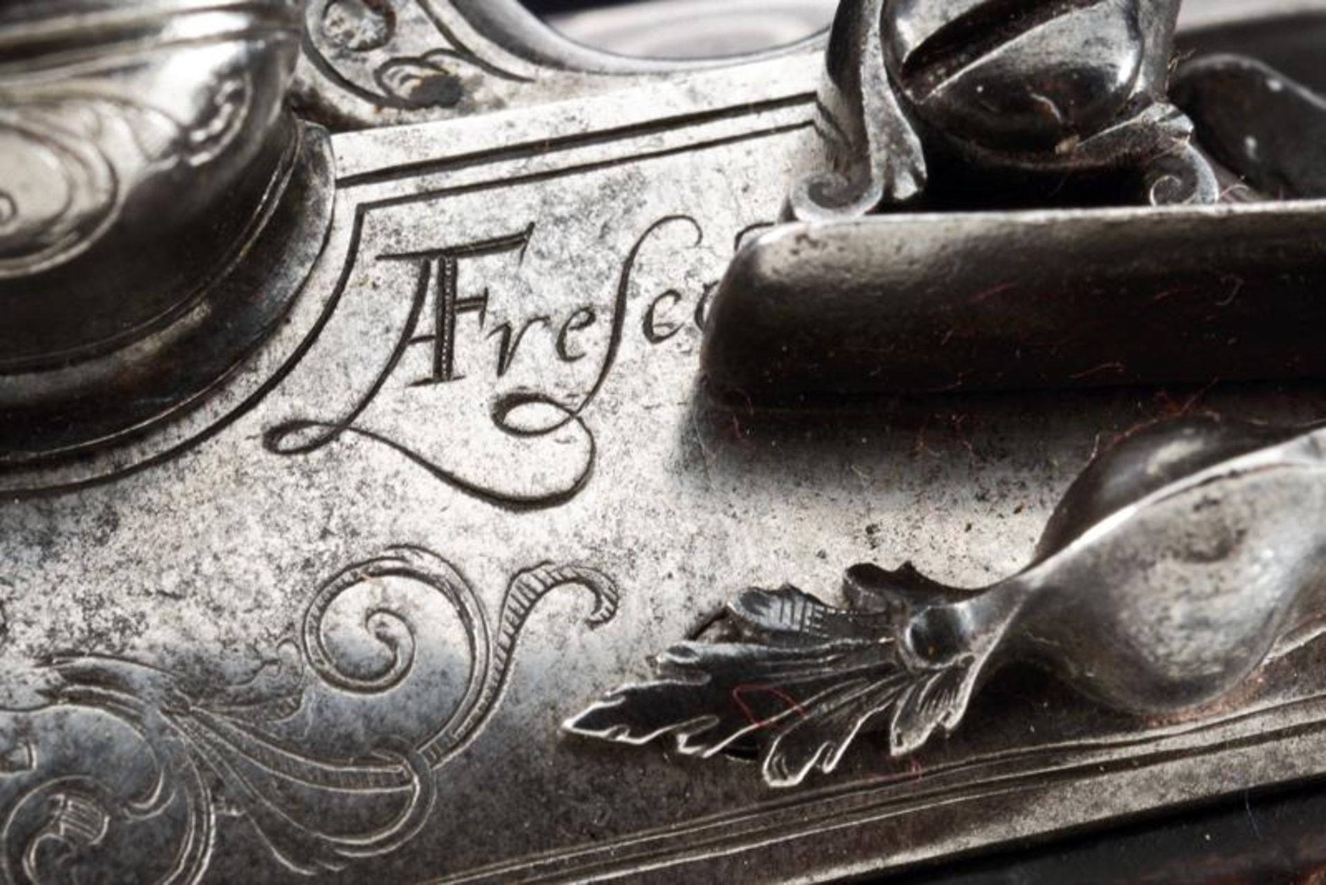 An elegant snaphaunce lock pistol by Acqua Fresca - Bild 2 aus 13