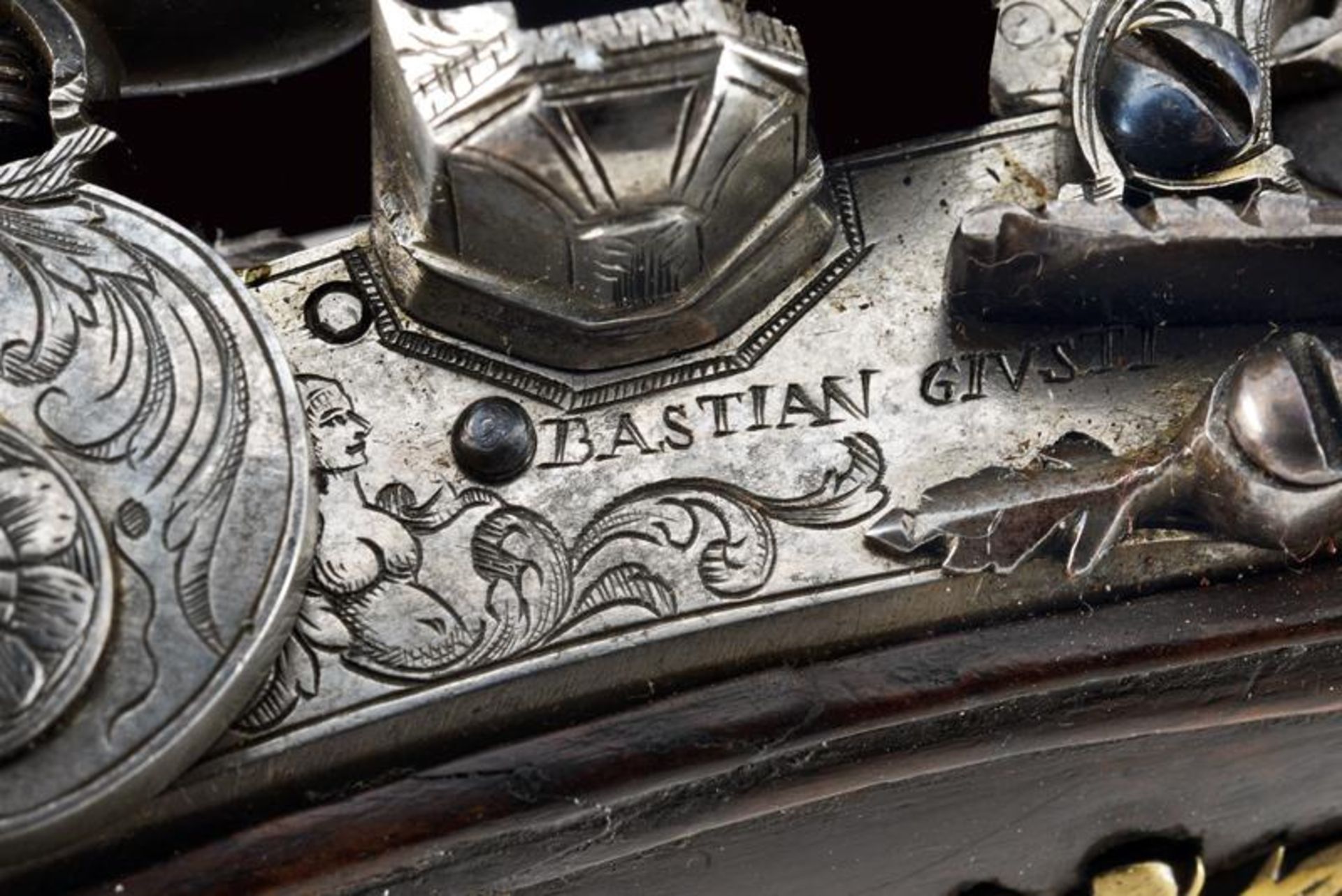 A snaphaunce lock pistol by Bastian Giusti - Image 2 of 10