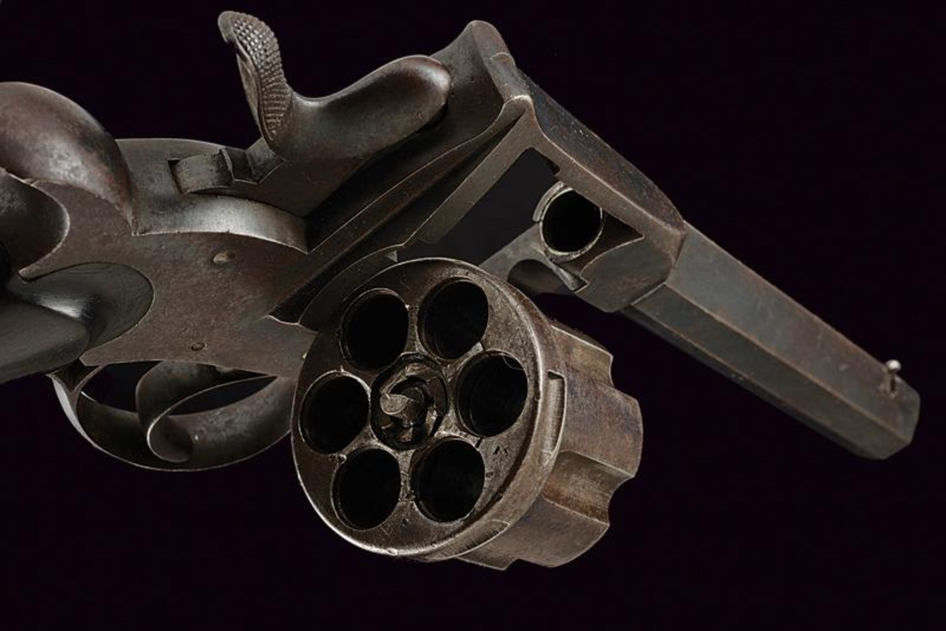 A rare and interesting centerfire revolver by J. Lacroix - Bild 5 aus 7