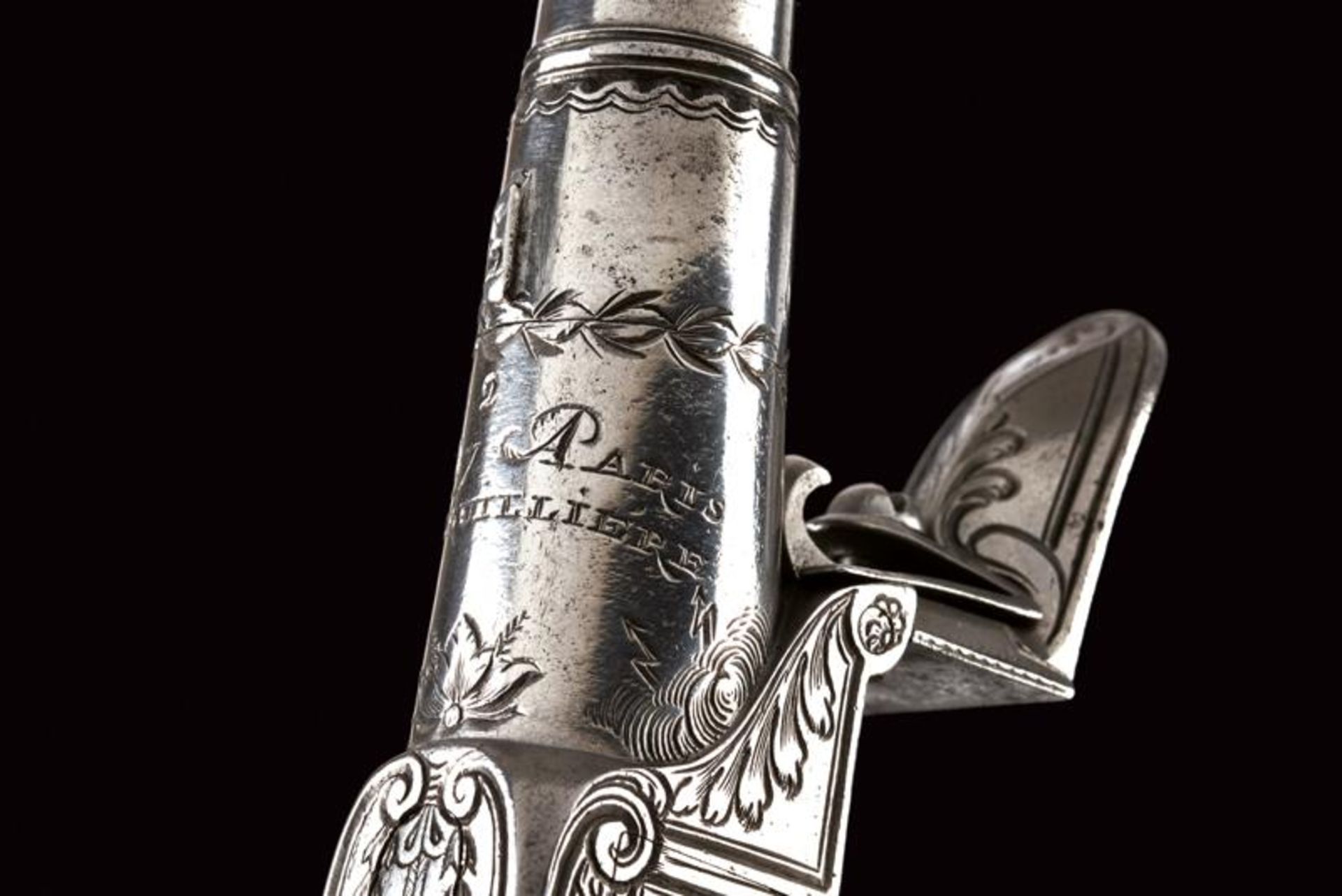 A beautiful flintlock pocket pistol by Delety - Image 6 of 8