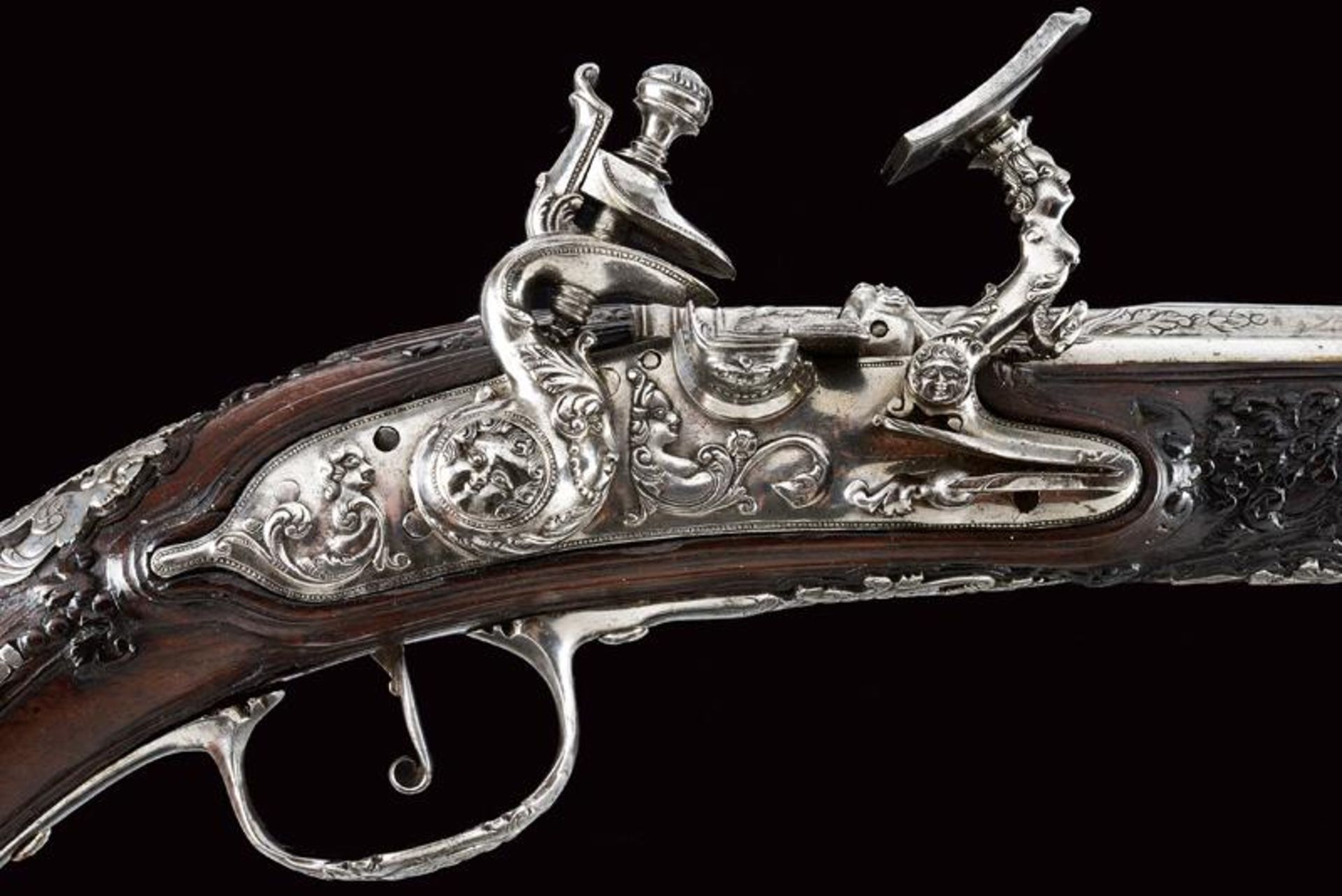 A beautiful pair of snaphaunce lock pistols signed by master G.G. - Bild 14 aus 17