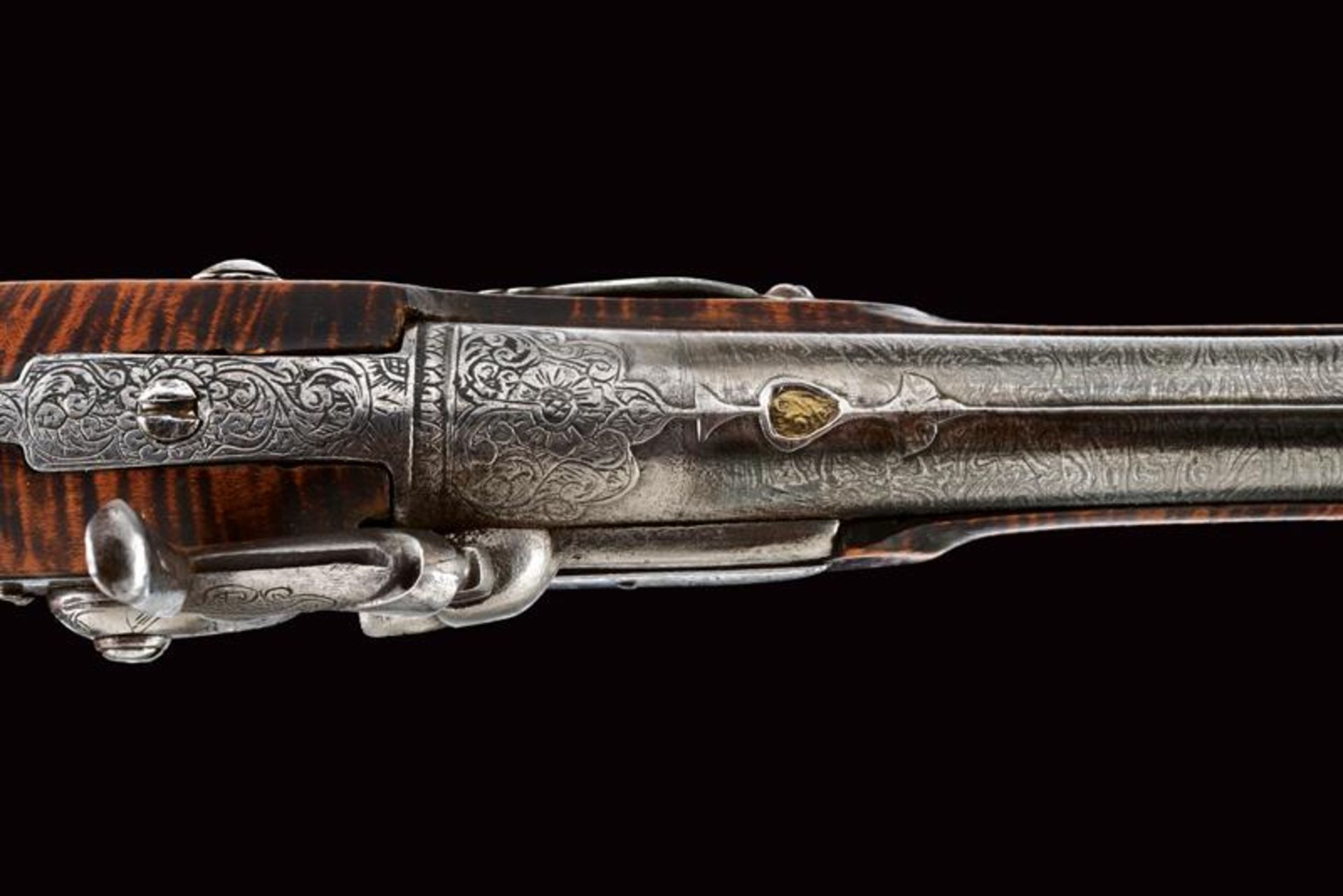 A beautiful percussion blunderbuss pistol - Bild 2 aus 9