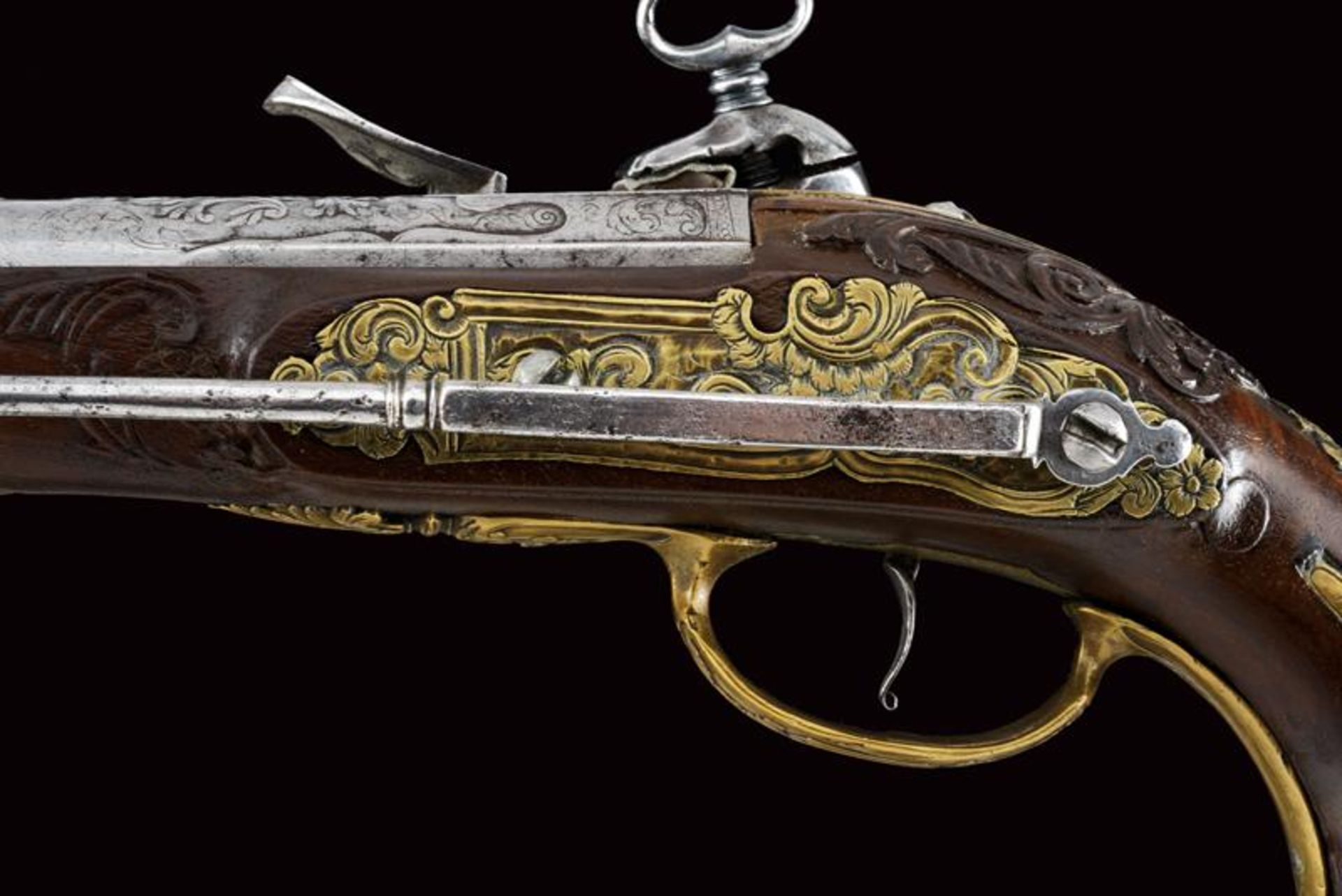 A beautiful miquelet lock pistol - Image 5 of 11