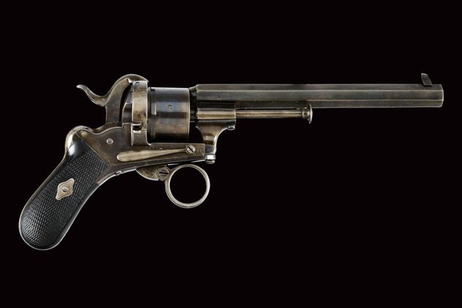 A Lefaucheux pin-fire revolver by Francotte - Bild 8 aus 8