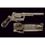 A pin-fire revolver with rare signature of Leoncini