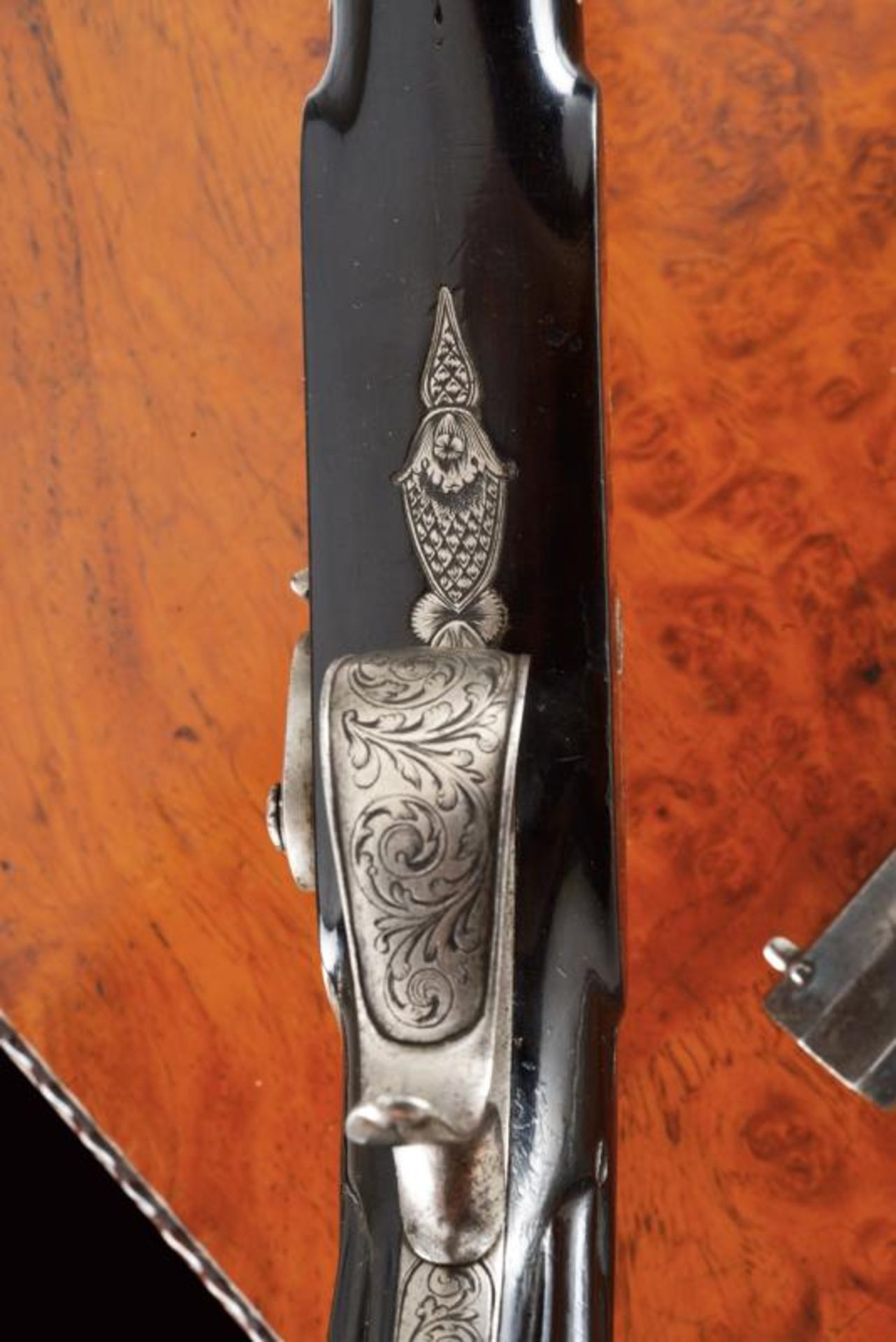 A pair of cased percussion pistols by Donaghy in Amsterdam - Image 3 of 10
