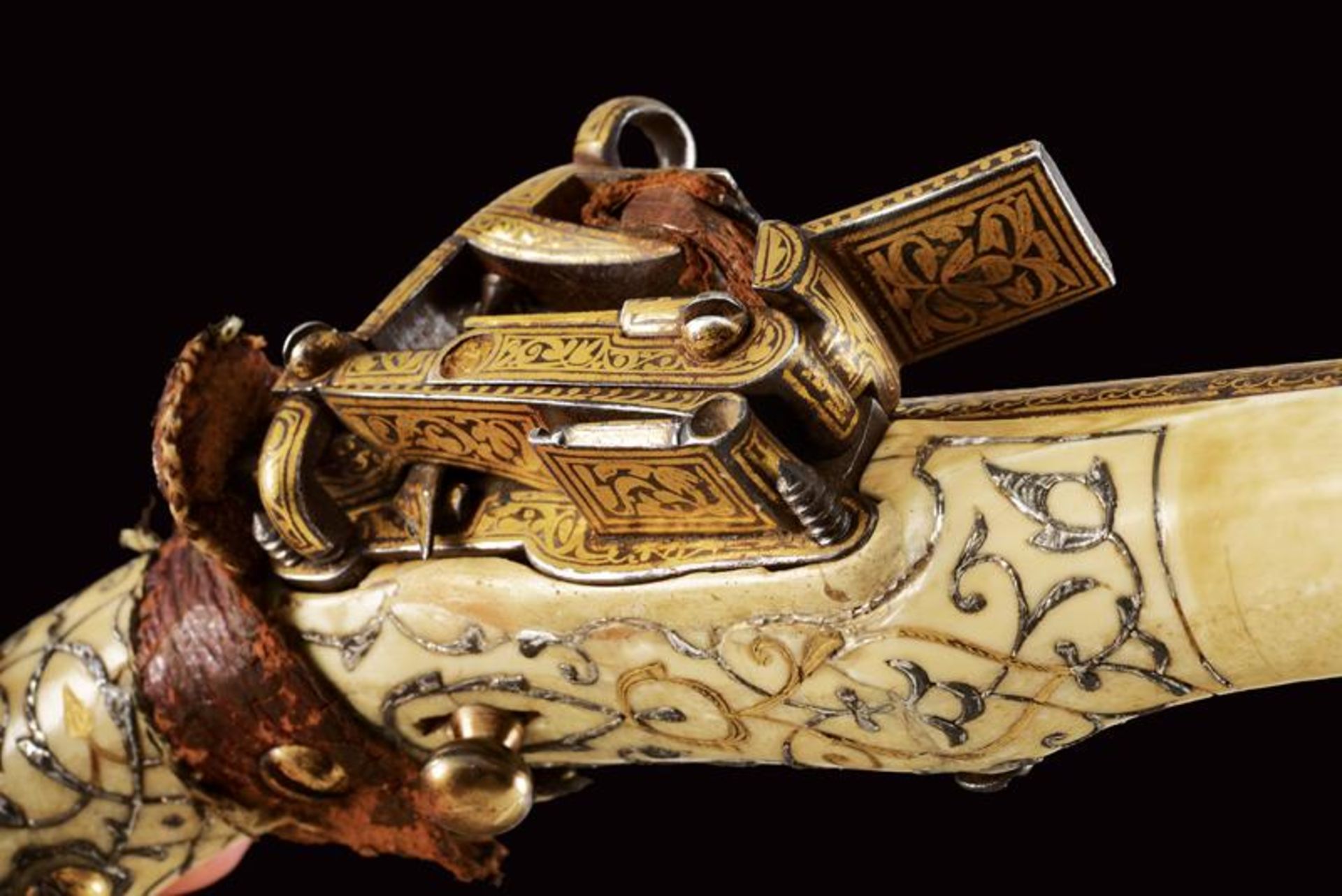 An exceptional miquelet lock Cossack pistol - Bild 10 aus 16