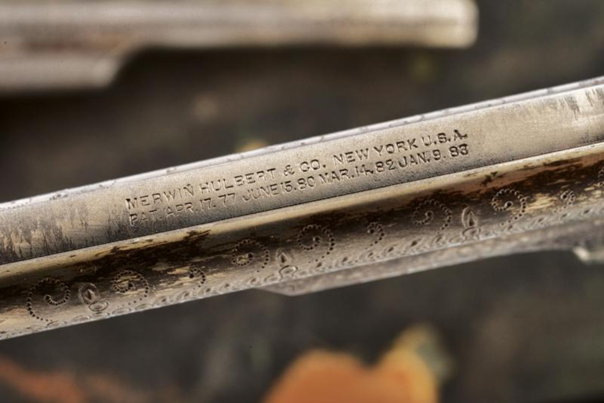 An interesting pair of engraved Merwin Hulbert & Co. D.A. Pocket Model Revolvers with case - Image 5 of 10