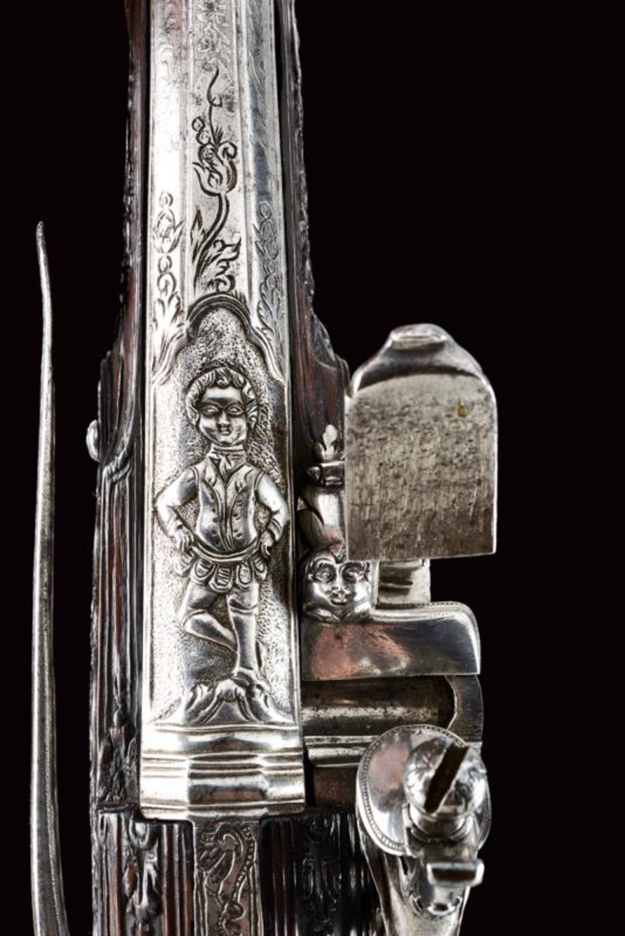 A beautiful pair of snaphaunce lock pistols signed by master G.G. - Bild 5 aus 17