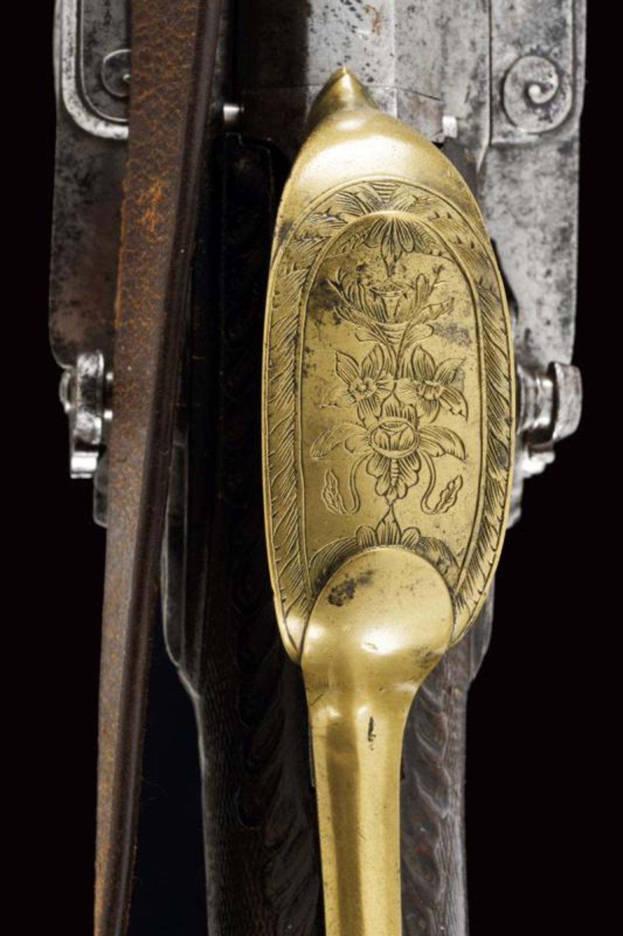 A rare and interesting over and under barreled miquelet lock gun by Matteo Car - Bild 4 aus 13