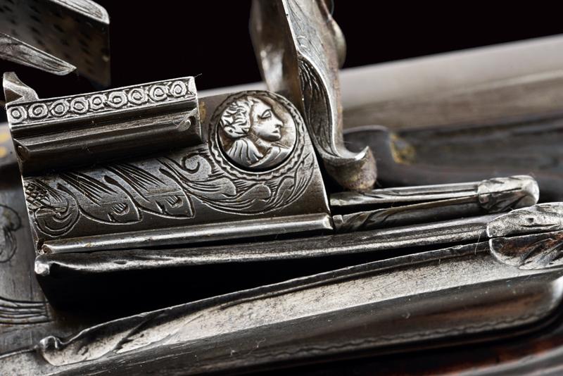 A fine roman style flintlock hunting gun by 'Il Matassa' - Image 11 of 14