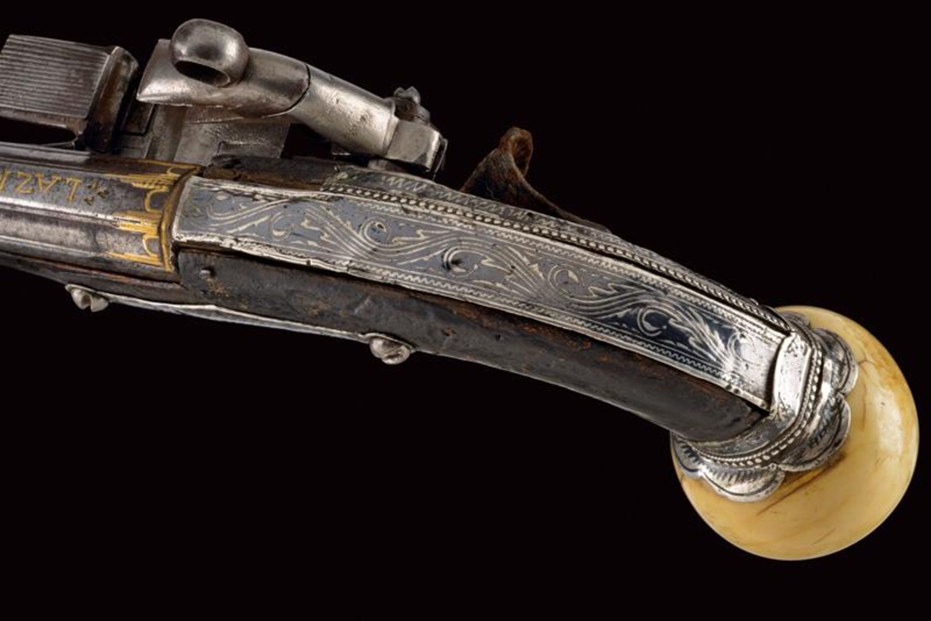 A fine cossack's flintlock pistol - Bild 6 aus 11