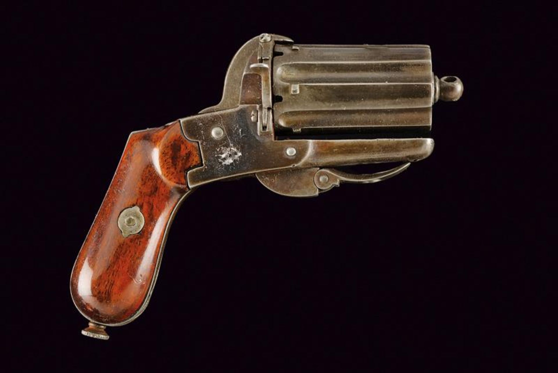 A pin-fire pepperbox revolver - Bild 4 aus 4