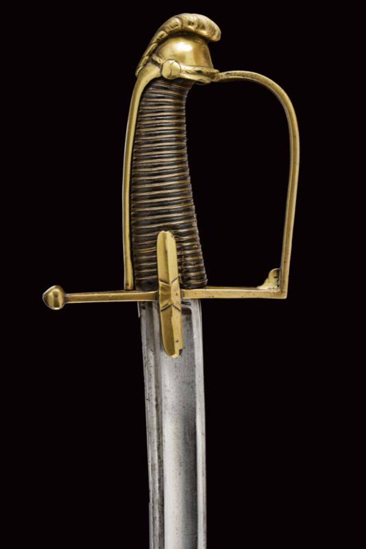 A rare 'Chasseur a cheval' officer's sabre - Bild 3 aus 6