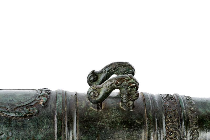 A fine bronze cannon - Image 5 of 7