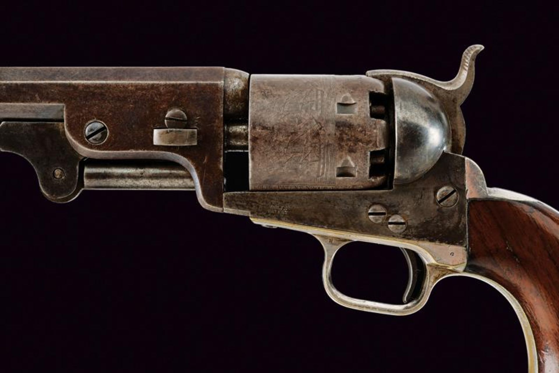 An interesting Colt Model 1851 Navy Revolver - Bild 3 aus 5