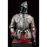 An elegant man-at-arms half armour in Pisan style