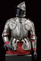 An elegant man-at-arms half armour in Pisan style