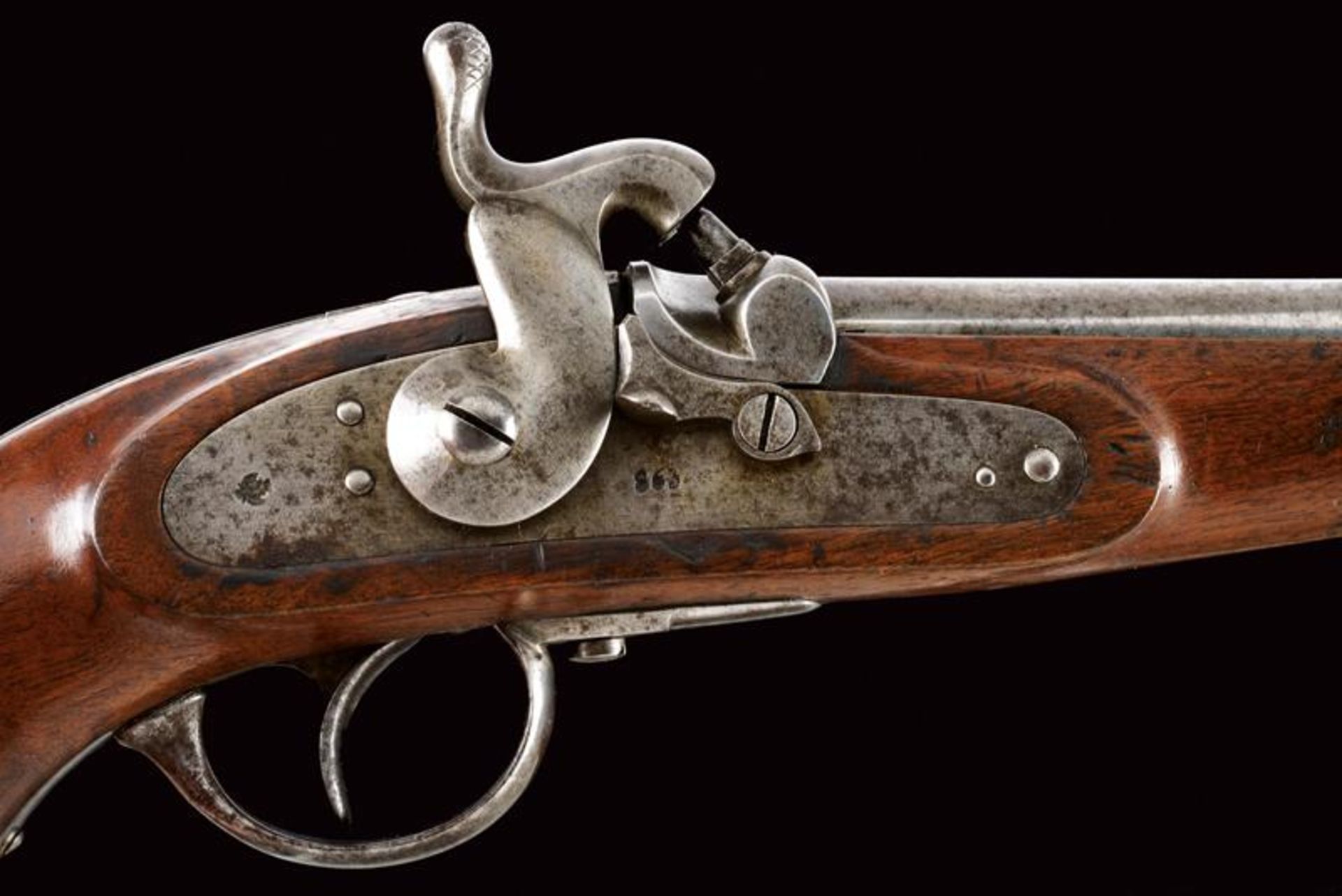An 1862 model Lorenz cavalry pistol - Bild 2 aus 10