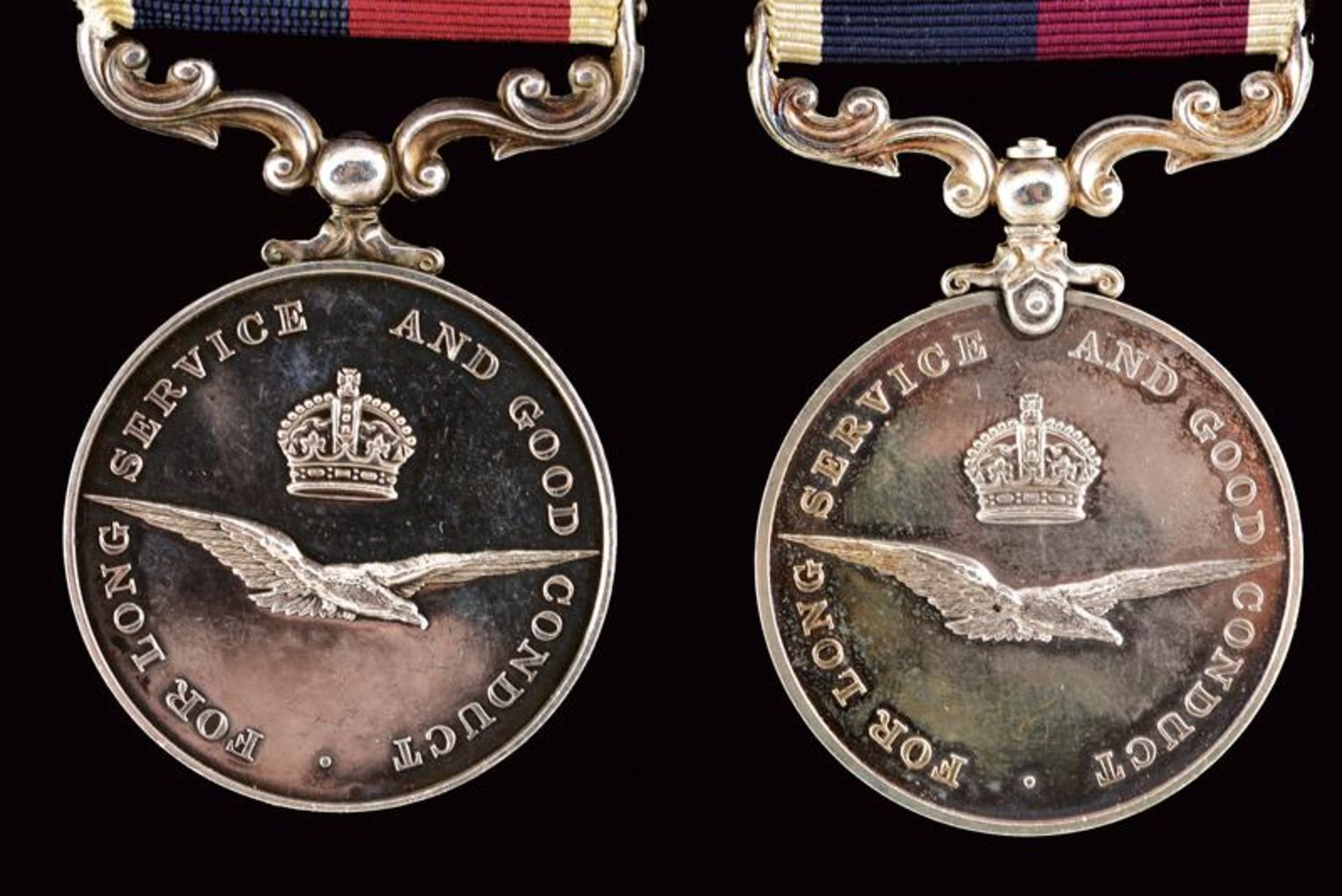 Royal Air Force Long Service Medal and a Good Conduct Medal - Image 3 of 3