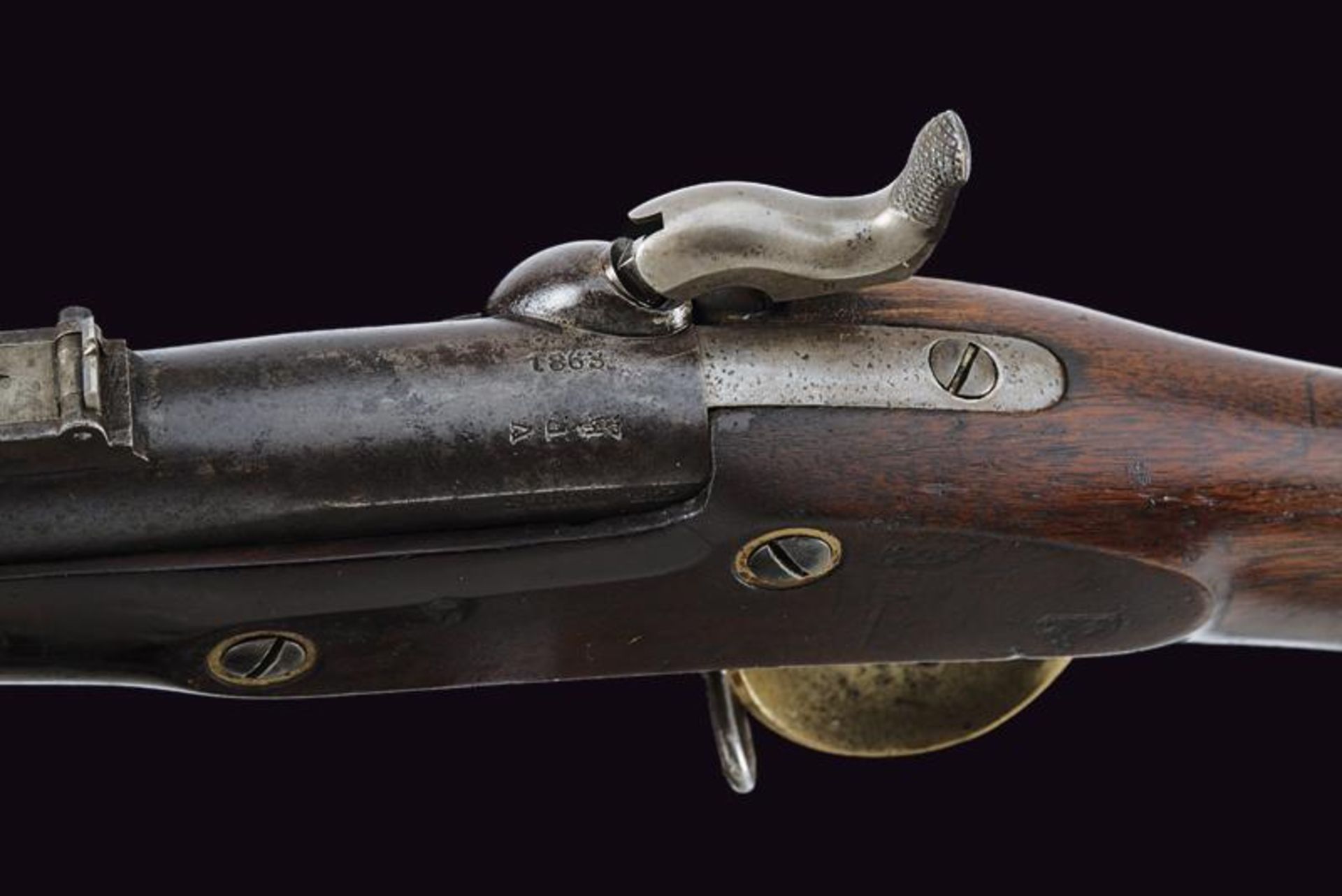 An interesting 1863 Model Remington percussion rifle 'Zouave' - Bild 7 aus 9