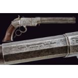 A rare and interesting S&W Lever Action Repeating Pistol 'No. 2 - Large Frame'