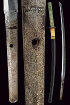 A katana signed Noshu Seki Maekawa Kane Tsugu Saku Kore