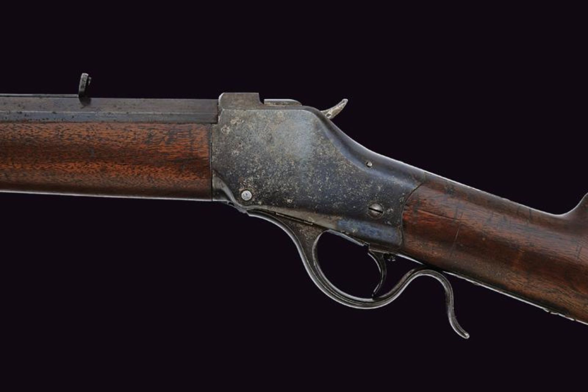 A Winchester single-shot High Wall Carbine, Model 1885 - Bild 4 aus 7