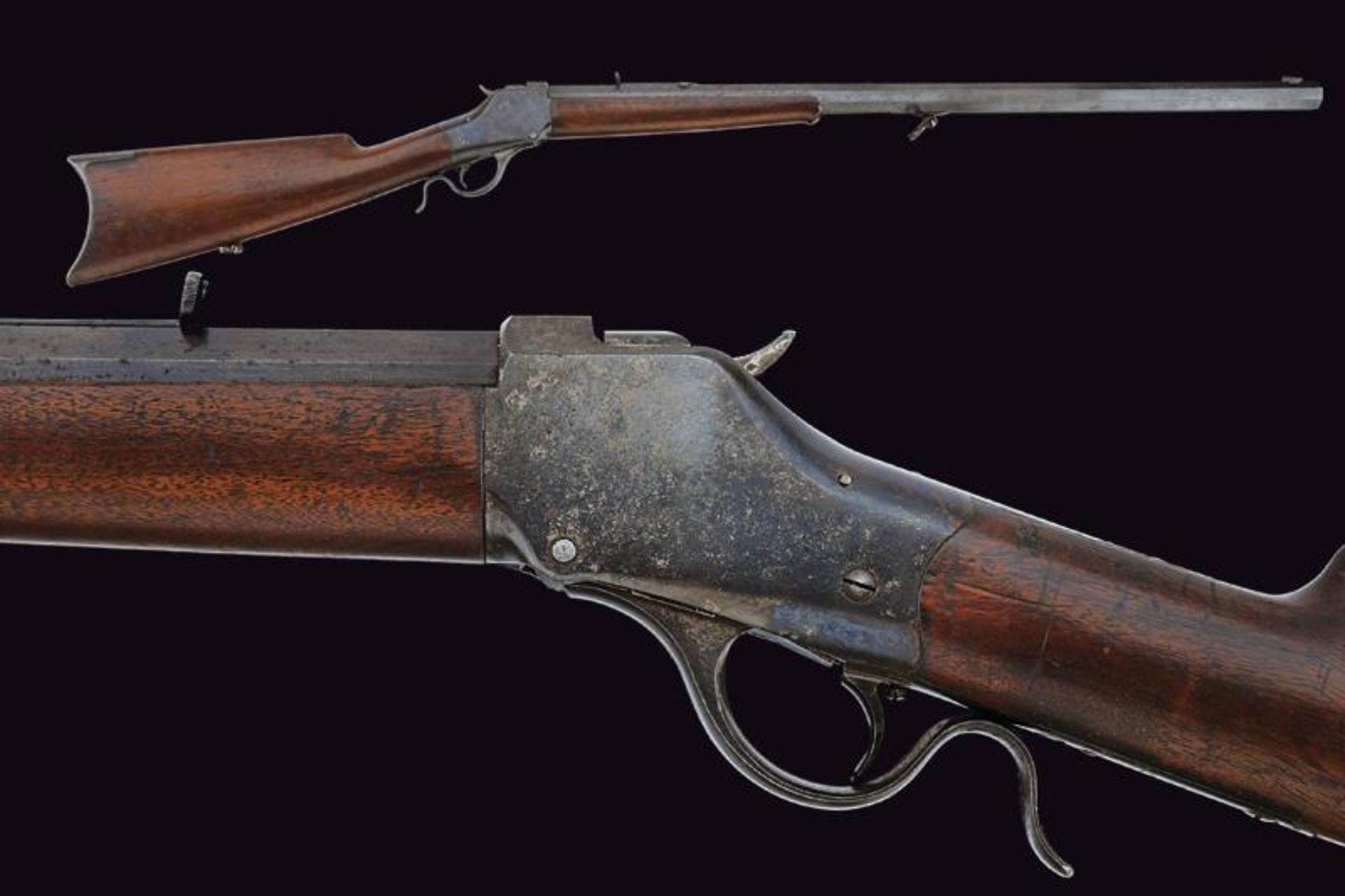 A Winchester single-shot High Wall Carbine, Model 1885
