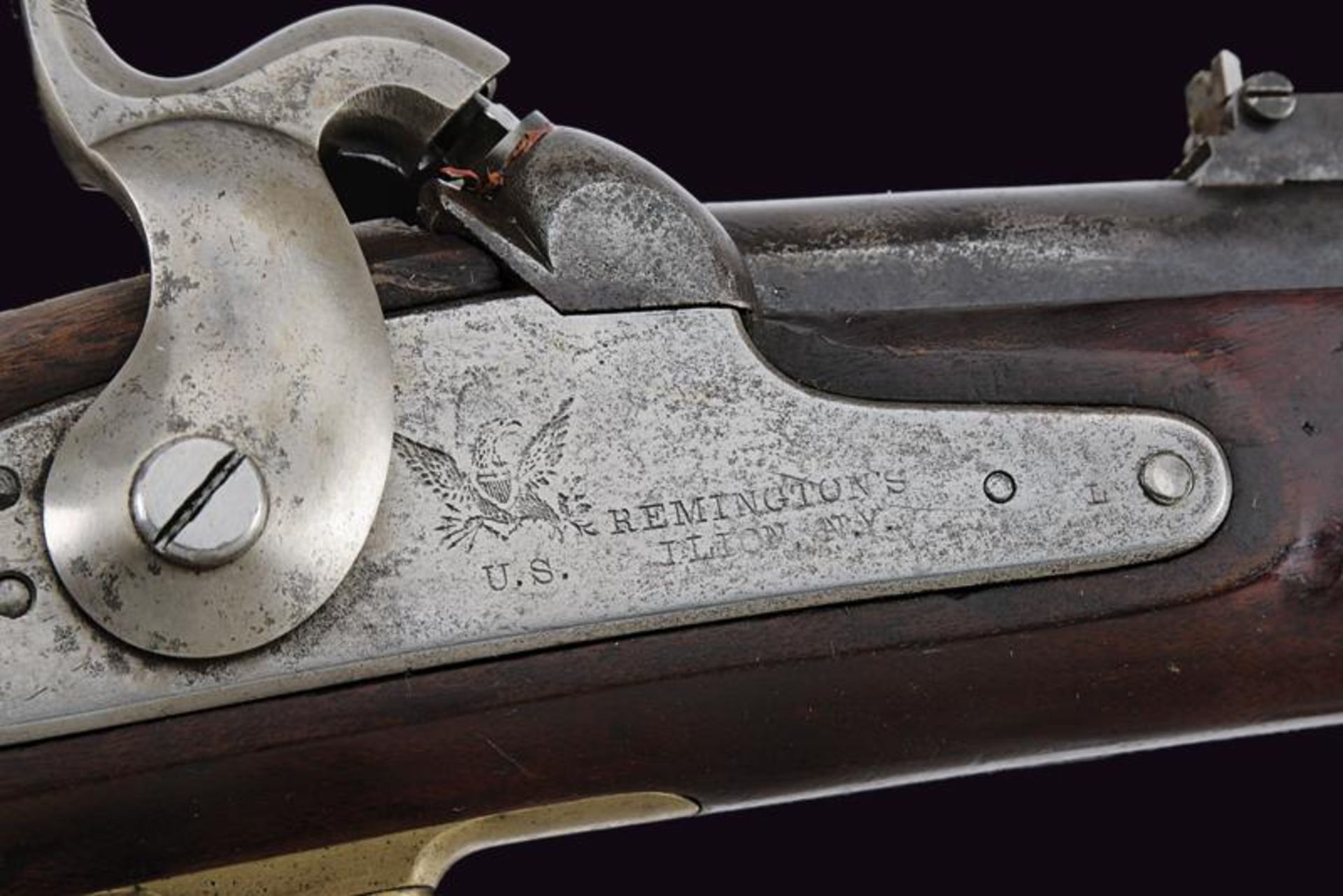 An interesting 1863 Model Remington percussion rifle 'Zouave' - Bild 3 aus 9