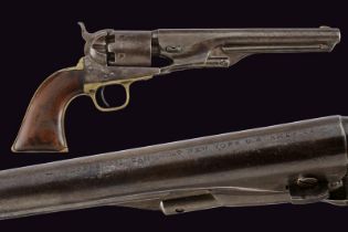 A Colt Model 1861 Navy revolver