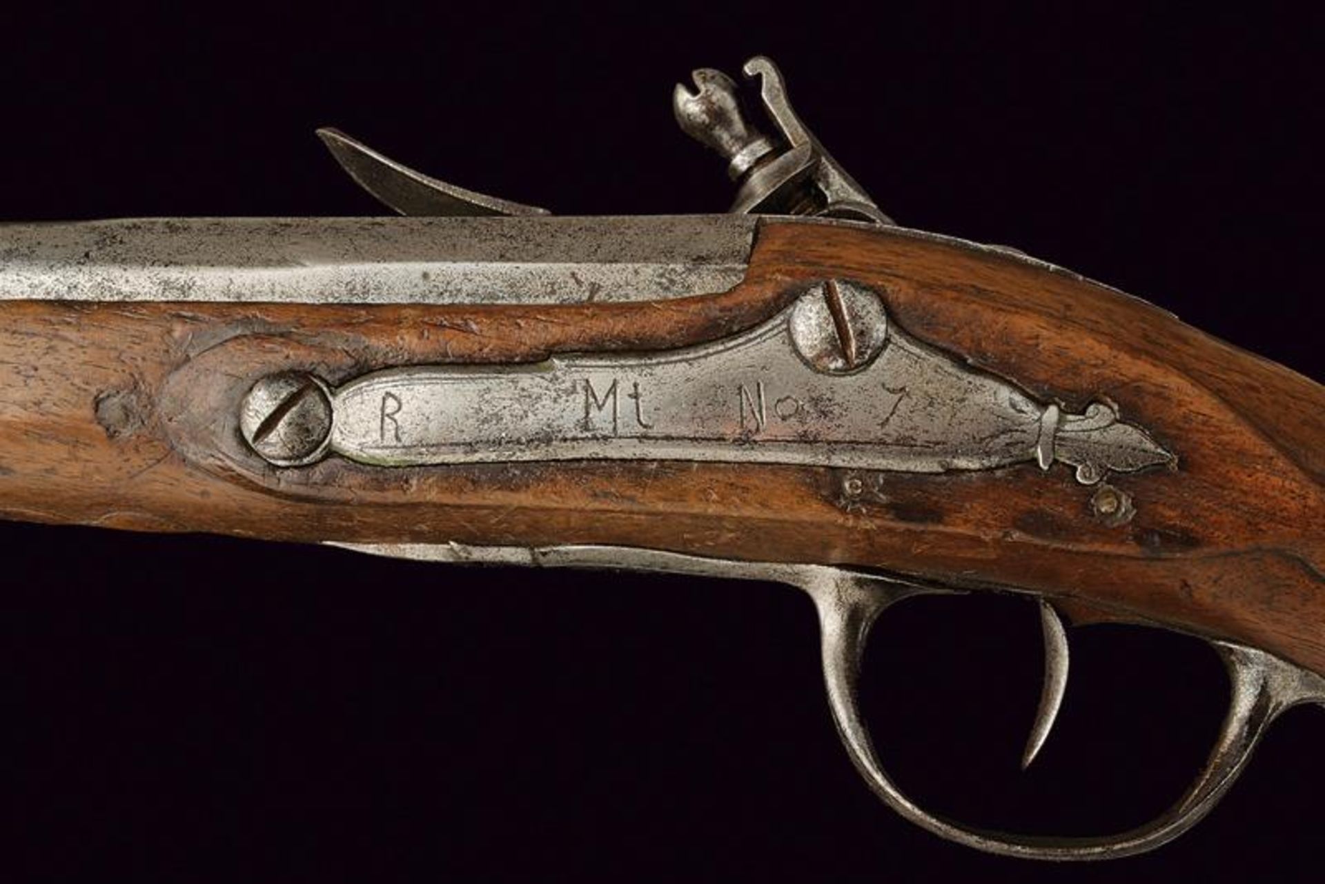 A rare Mod. 1743 pistol for the 'Garde du Corps du Roi' by Pentel Freres - Bild 5 aus 7