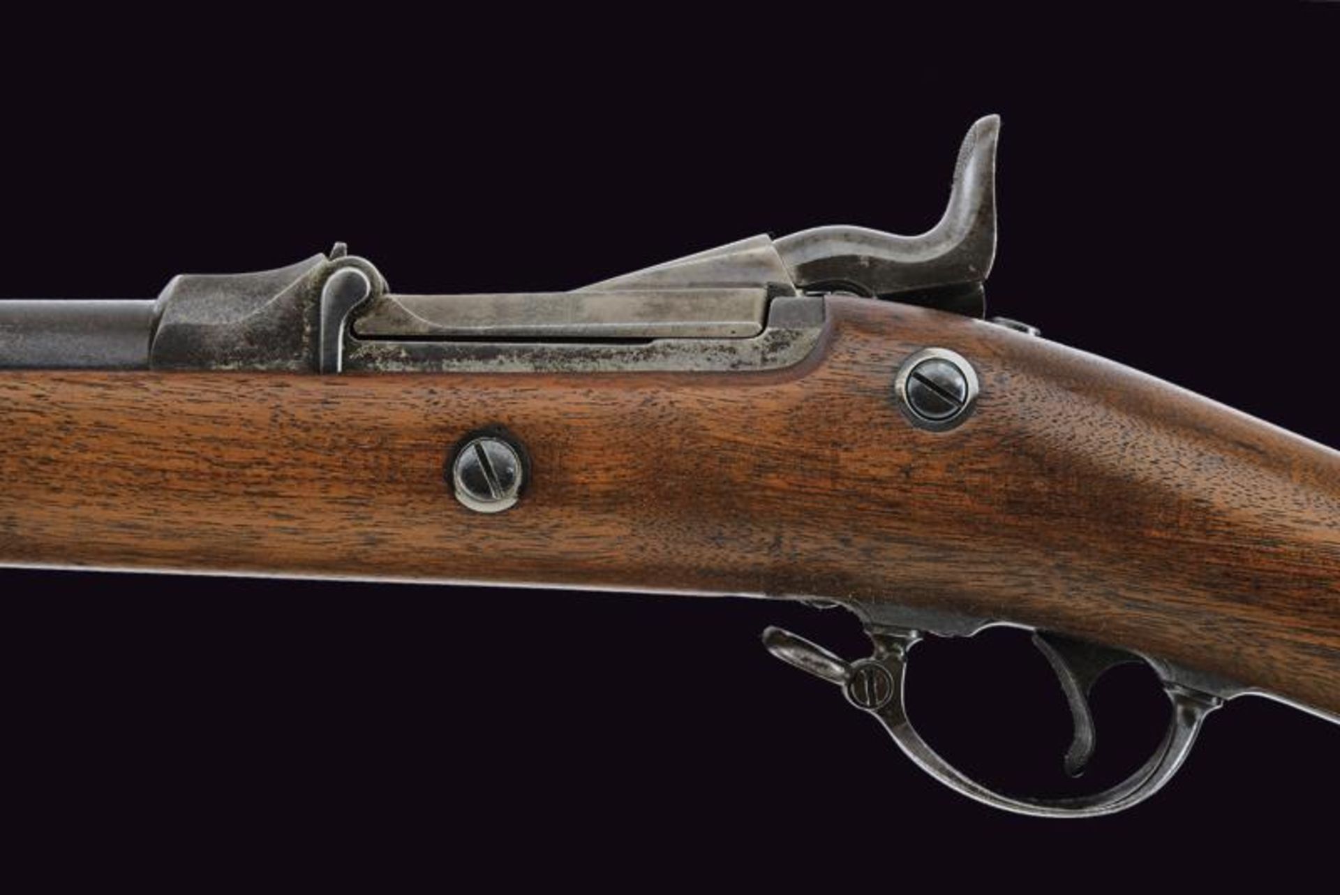 An 1873 model Springfield Trapdoor rifle - Bild 4 aus 7