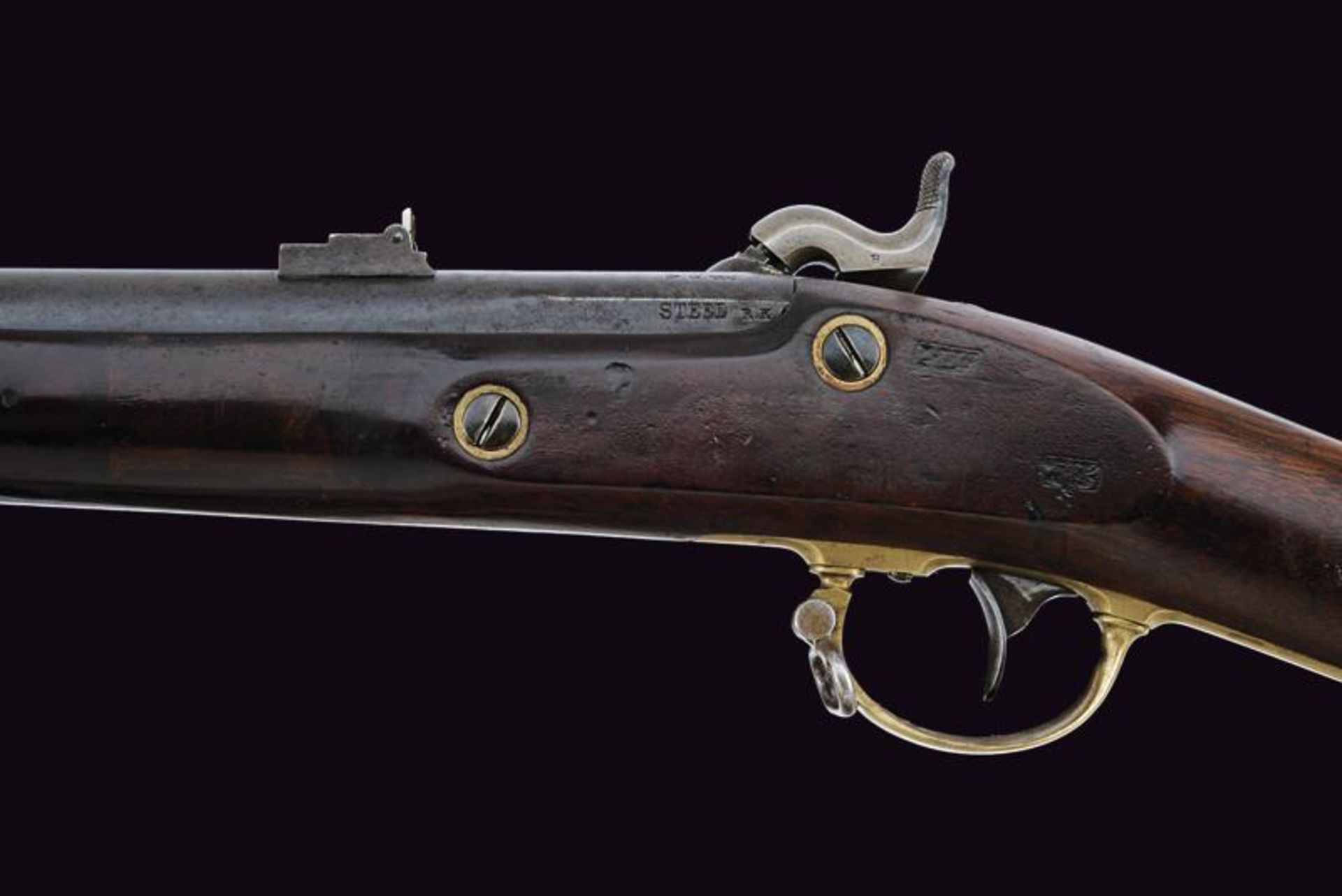 An interesting 1863 Model Remington percussion rifle 'Zouave' - Bild 6 aus 9
