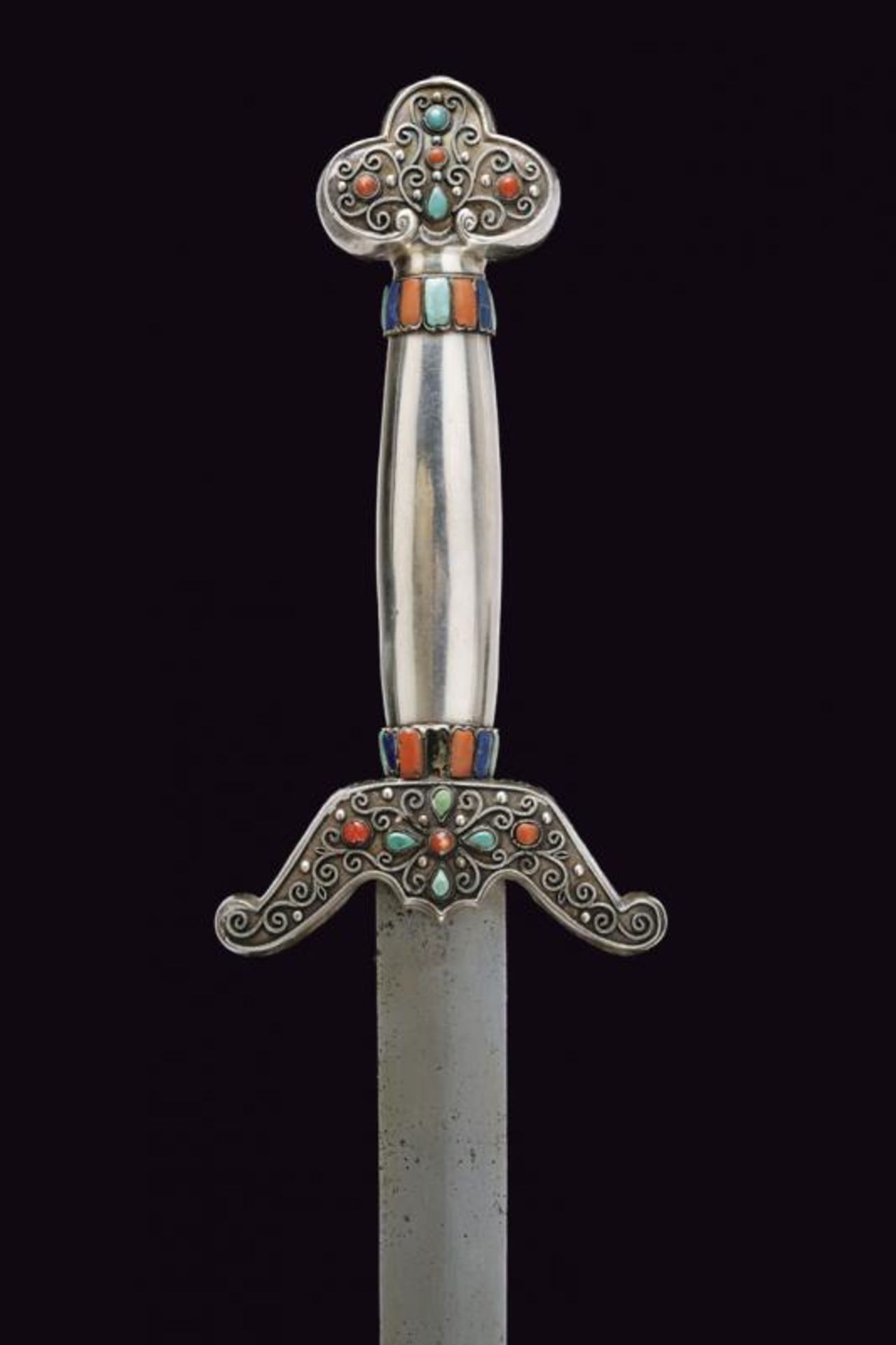 A silver-mounted jian (Chinese sword) - Bild 2 aus 7