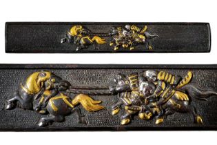 A beautiful Kozuka signed Mitsutomo with Kao of the Goto school