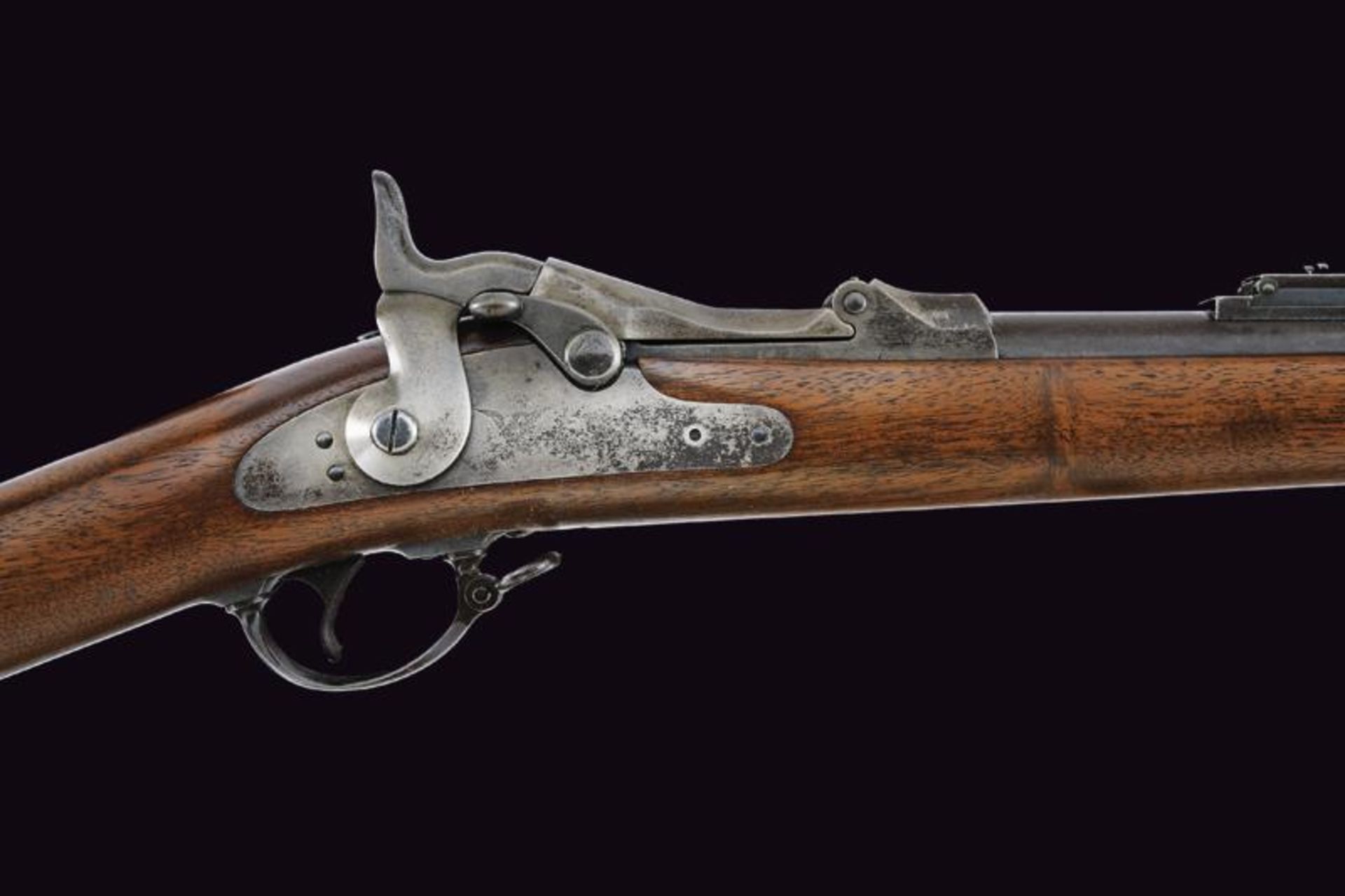 An 1873 model Springfield Trapdoor rifle - Bild 2 aus 7