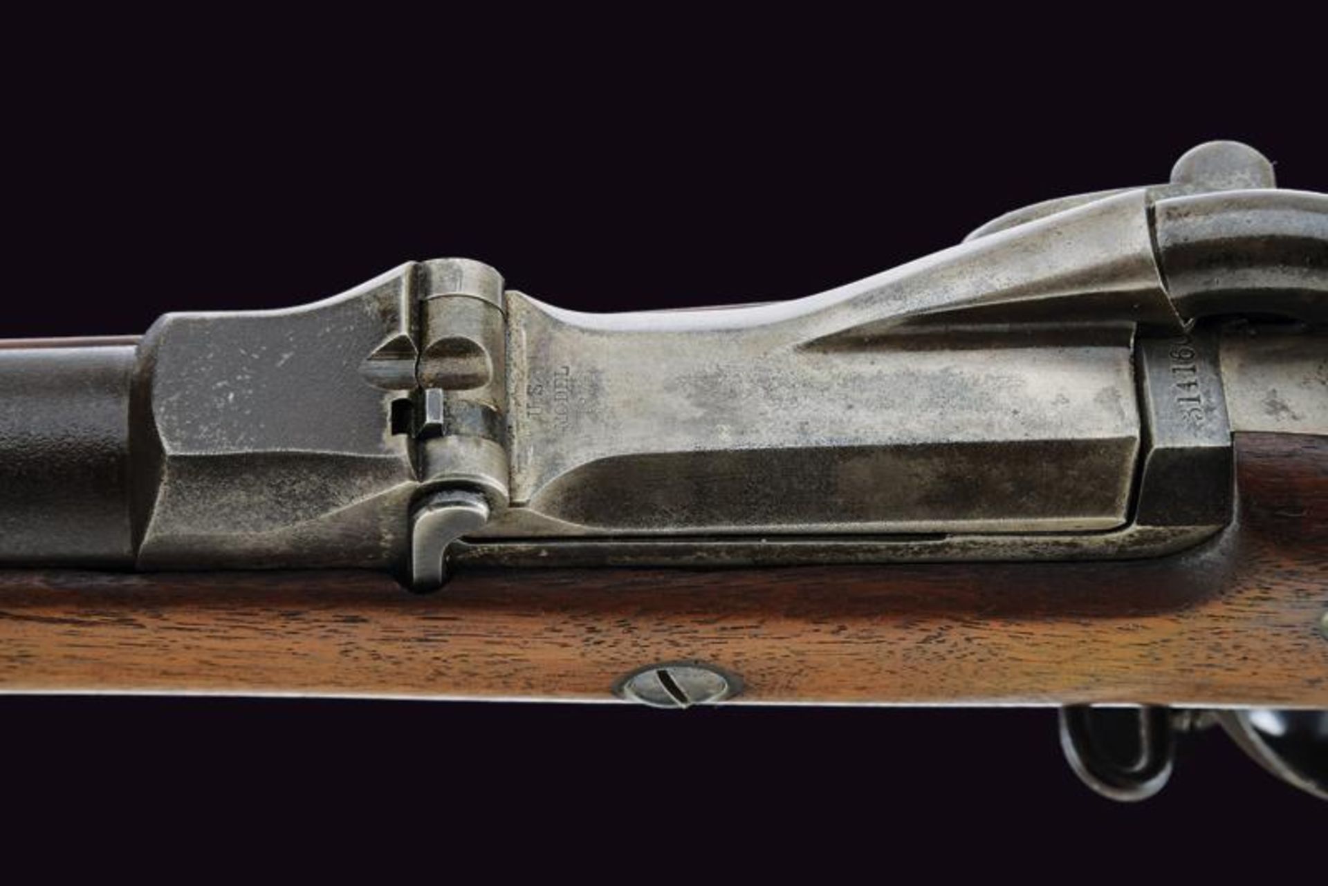 An 1873 model Springfield Trapdoor rifle - Bild 6 aus 7