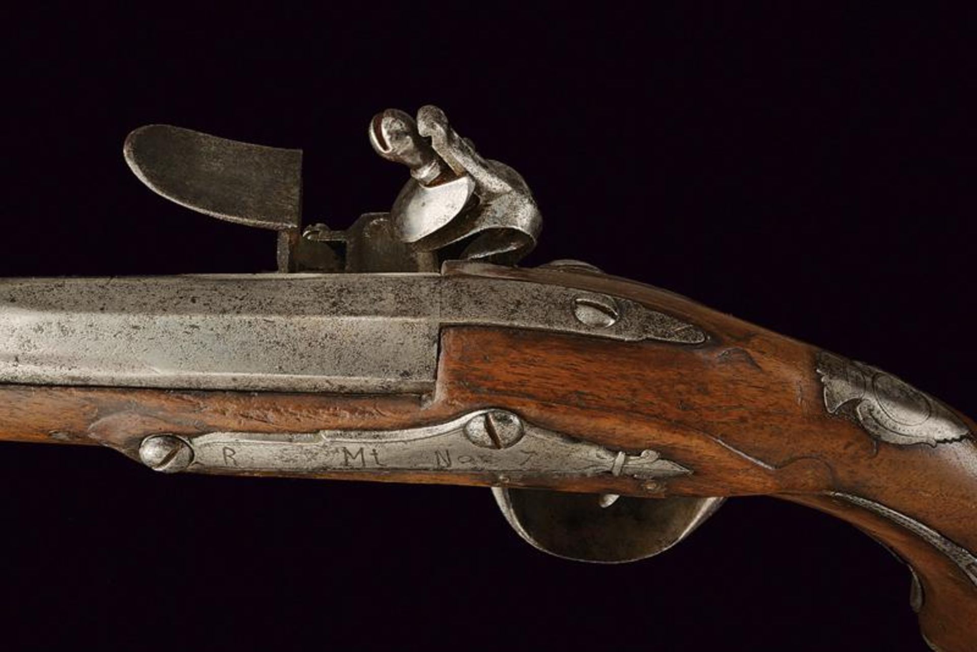 A rare Mod. 1743 pistol for the 'Garde du Corps du Roi' by Pentel Freres - Bild 4 aus 7