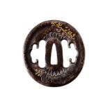 A beautiful tsuba of the Jingo school