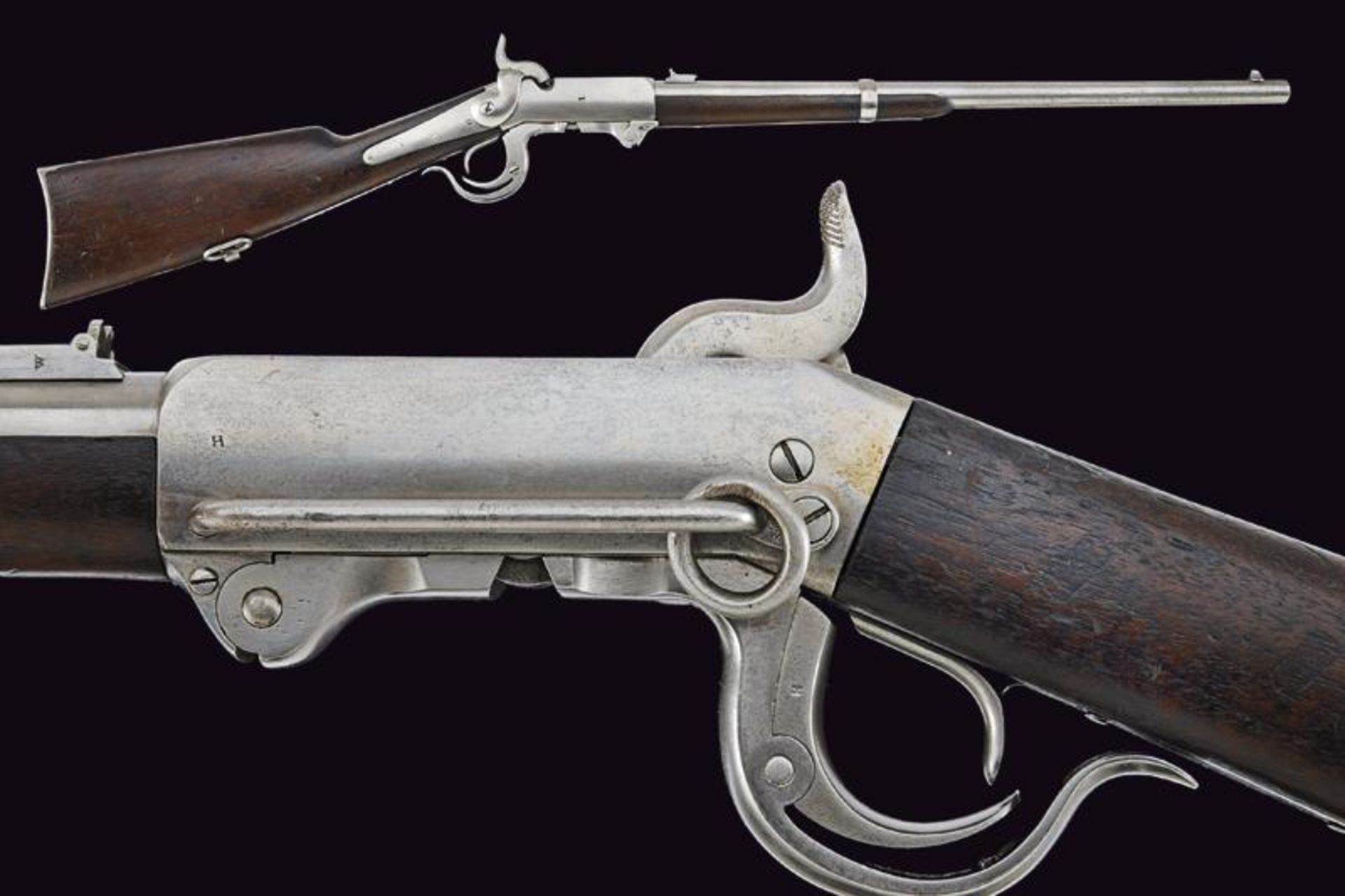 An 1864 model Burnside carbine