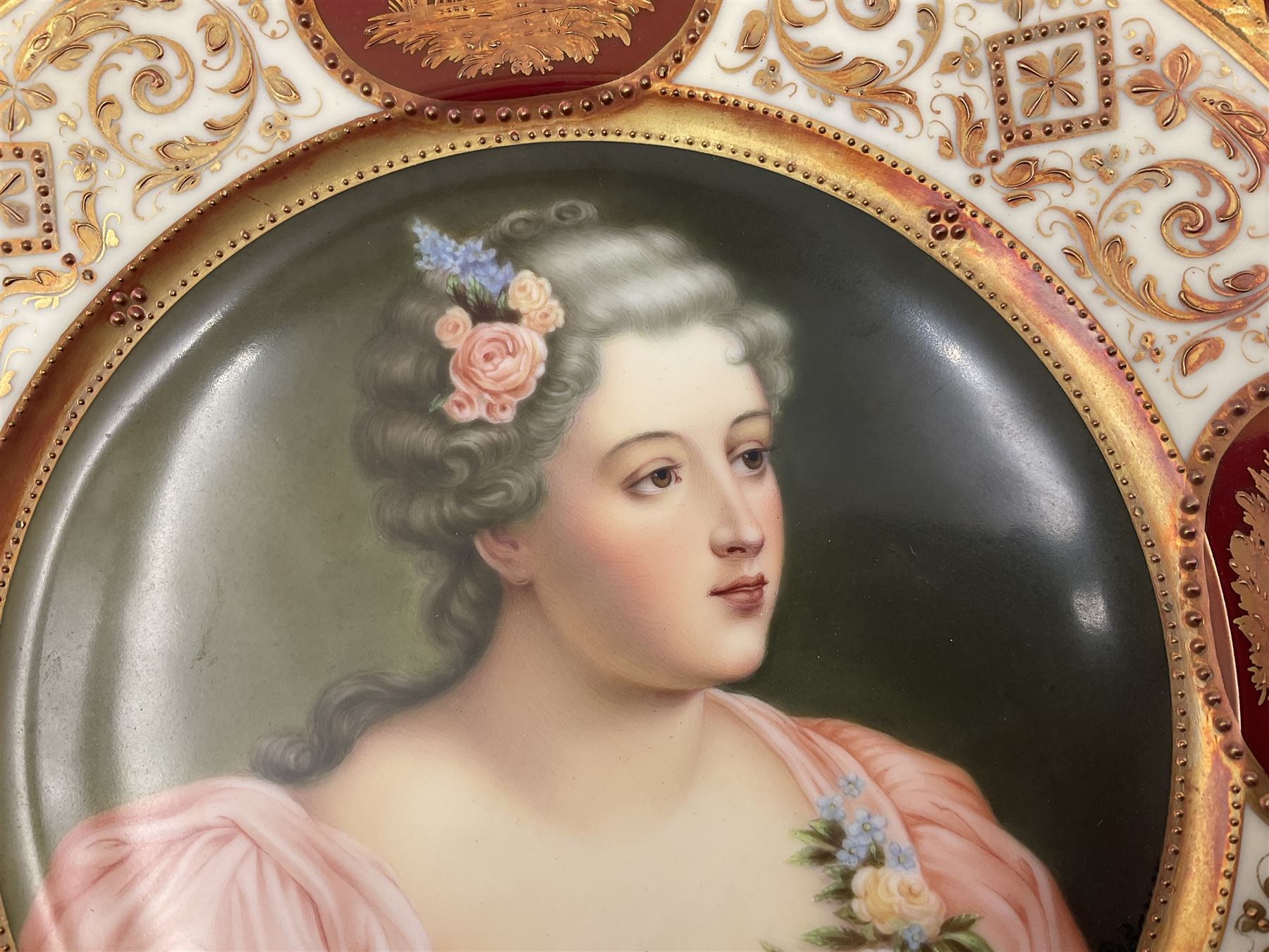 Two late 19th century cabinet plates in the manner of Vienna - Image 15 of 24