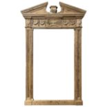 Large Adams design pine frame mirror