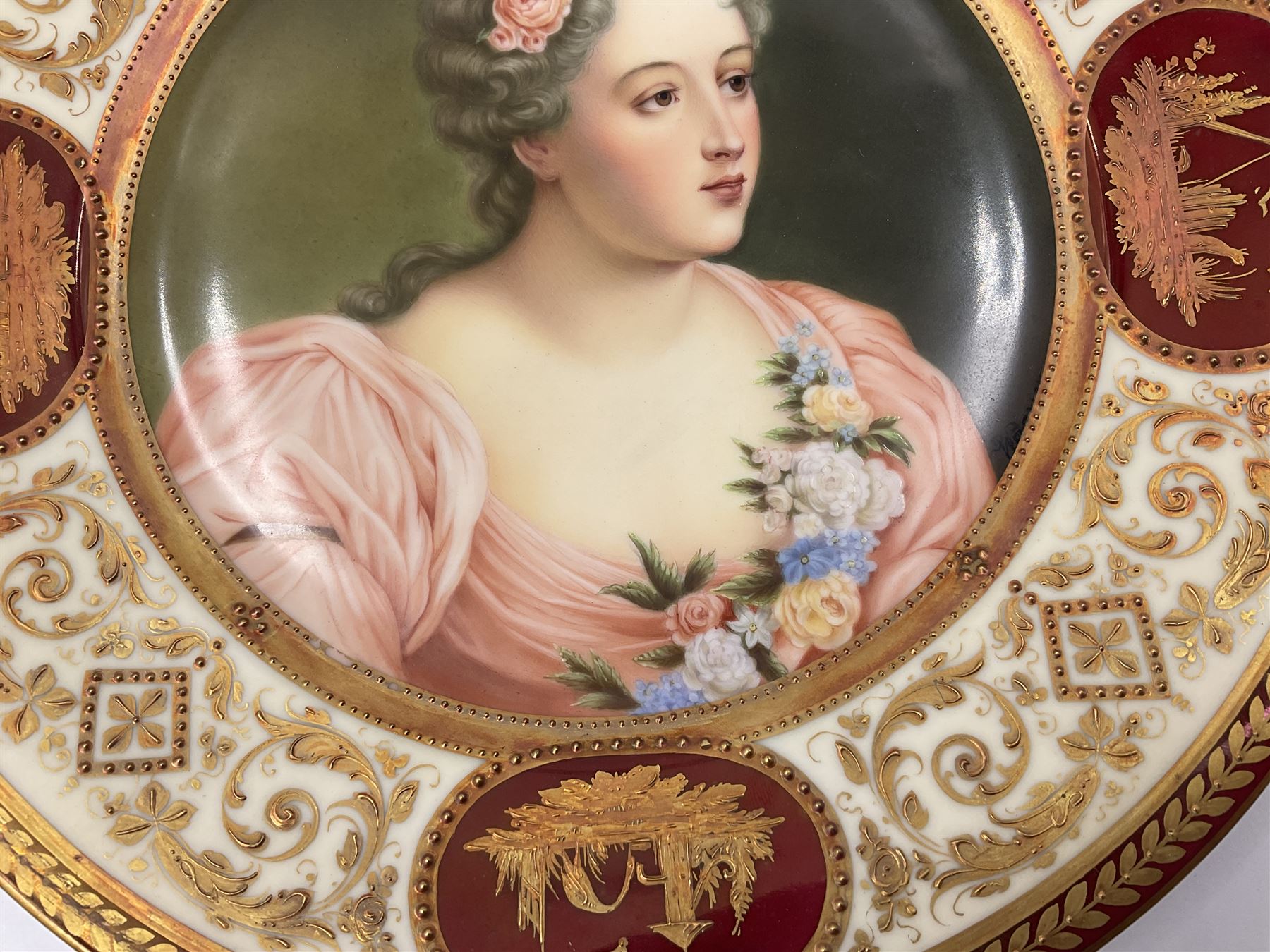 Two late 19th century cabinet plates in the manner of Vienna - Image 16 of 24