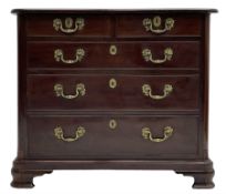Small late 18th century mahogany chest