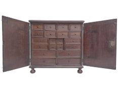 Charles II oak enclosed chest