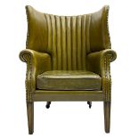 George III design barrel back armchair