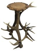 Stag antler occasional table