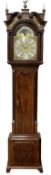 English late 18th century 8-day mahogany longcase clock